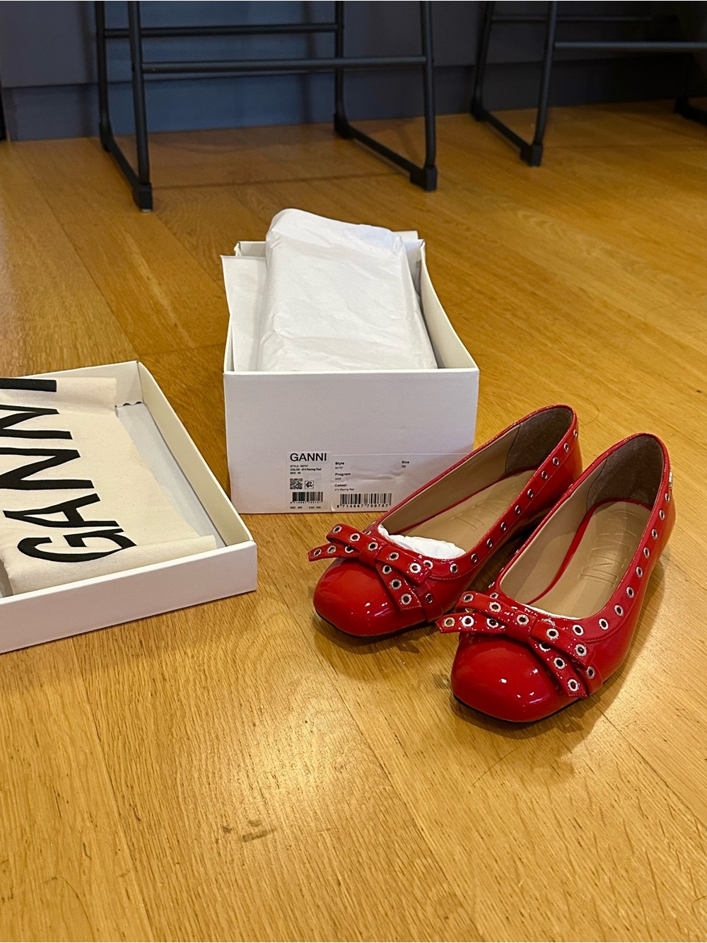 Ganni Ballerina Shoes